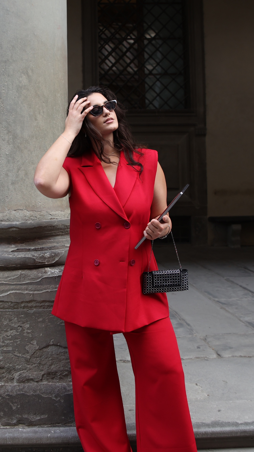 GILET DOPPIOPETTO ROSSO
