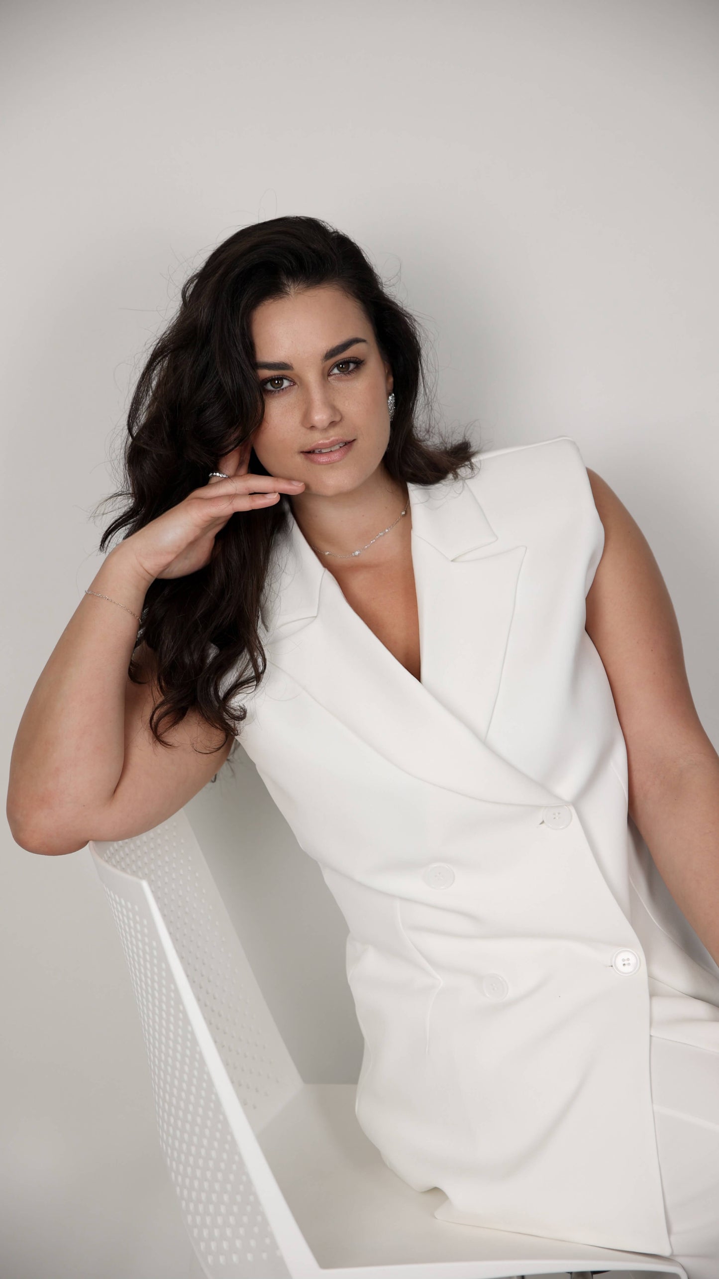 GILET DOPPIOPETTO BIANCO