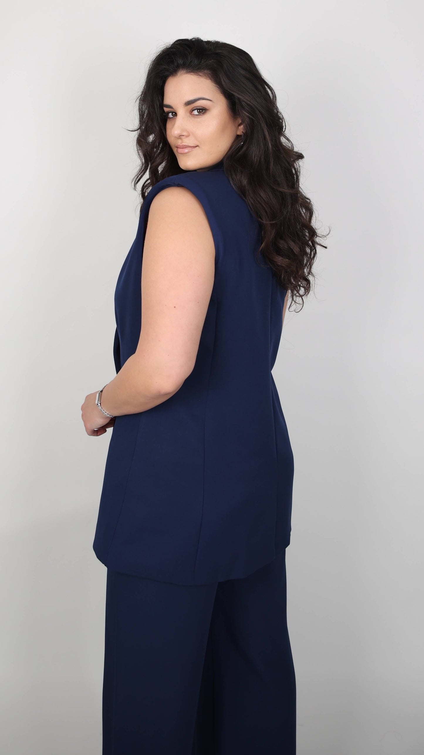 GILET DOPPIOPETTO BLU
