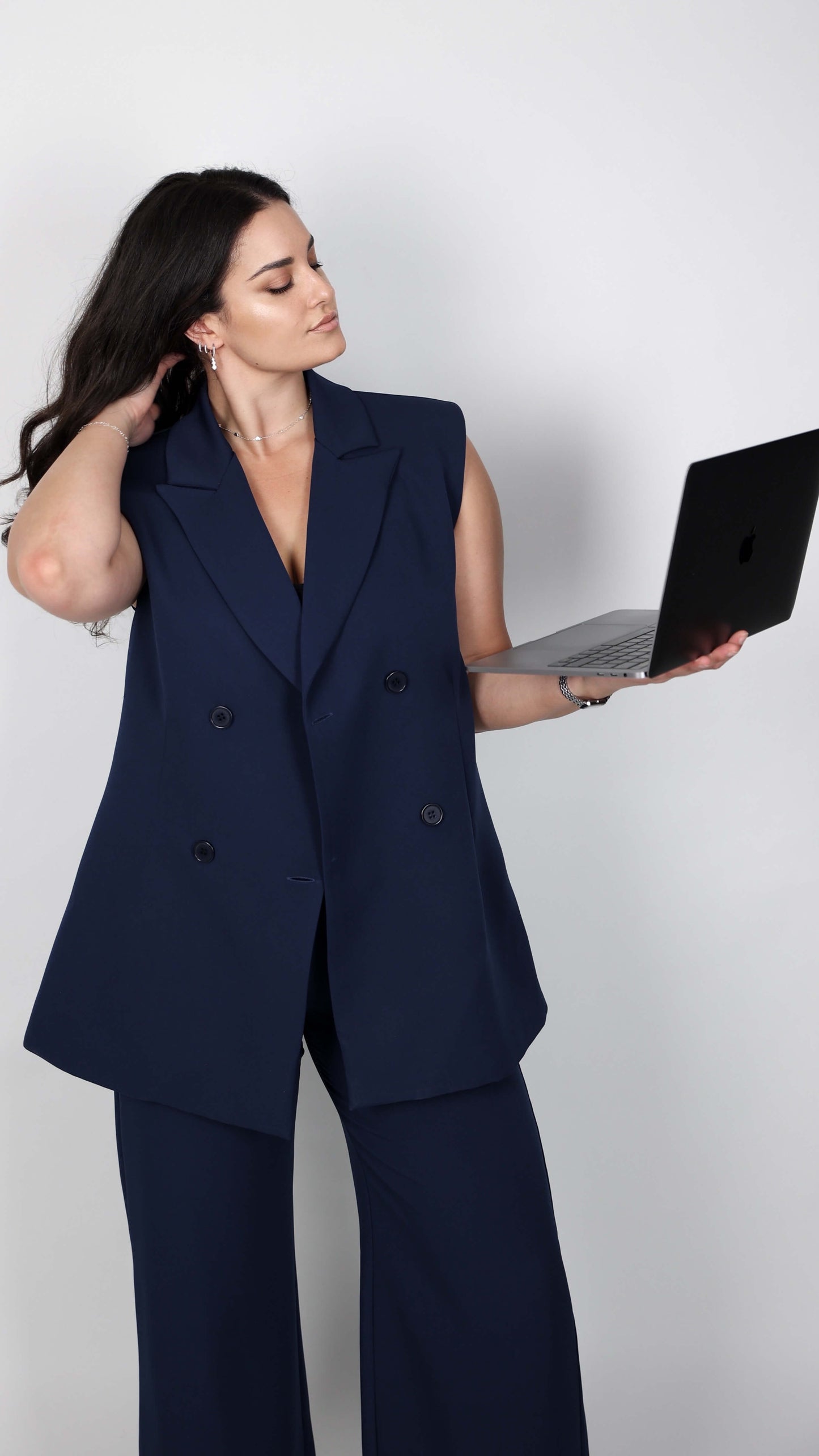 GILET DOPPIOPETTO BLU