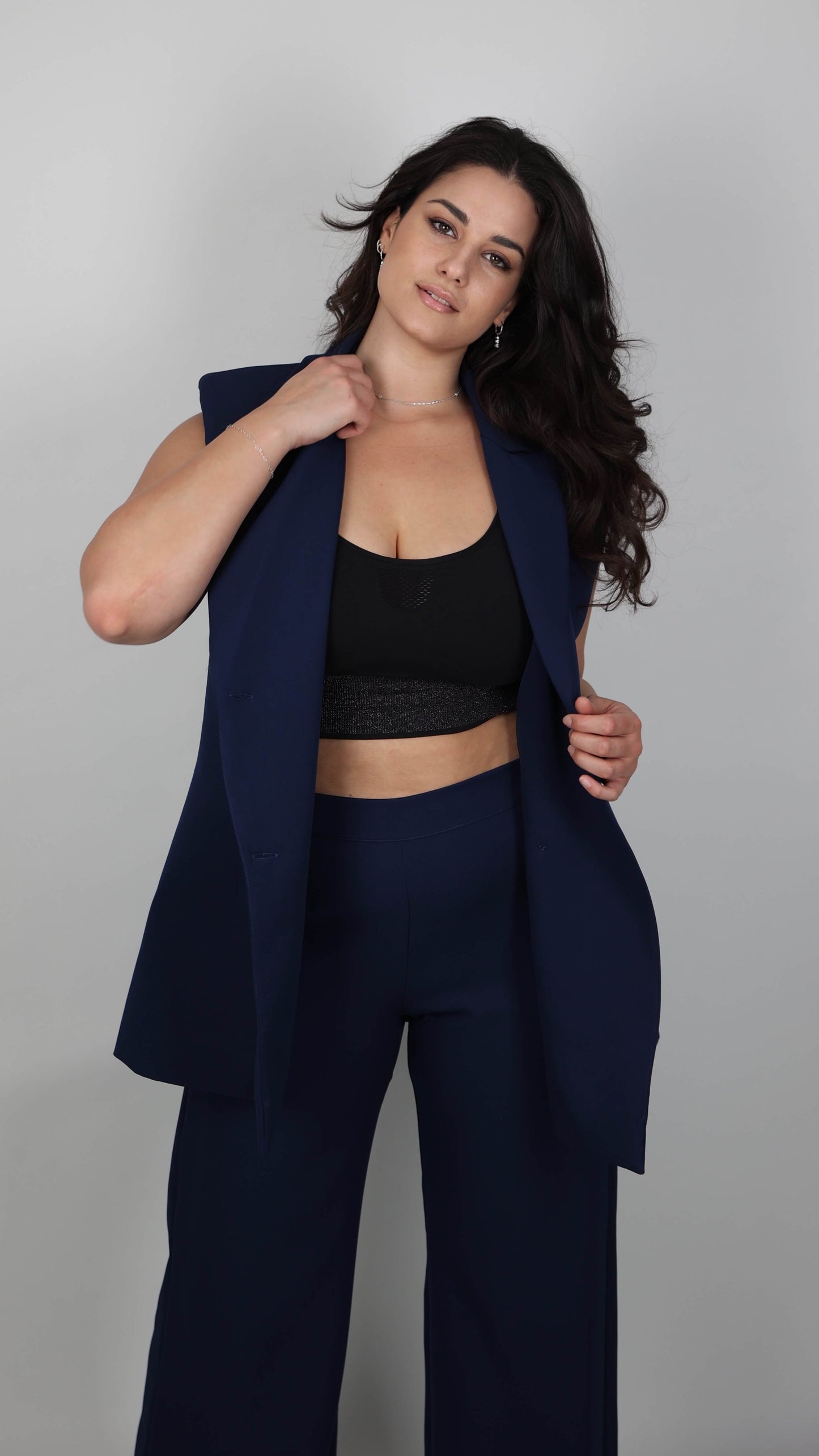 GILET DOPPIOPETTO BLU