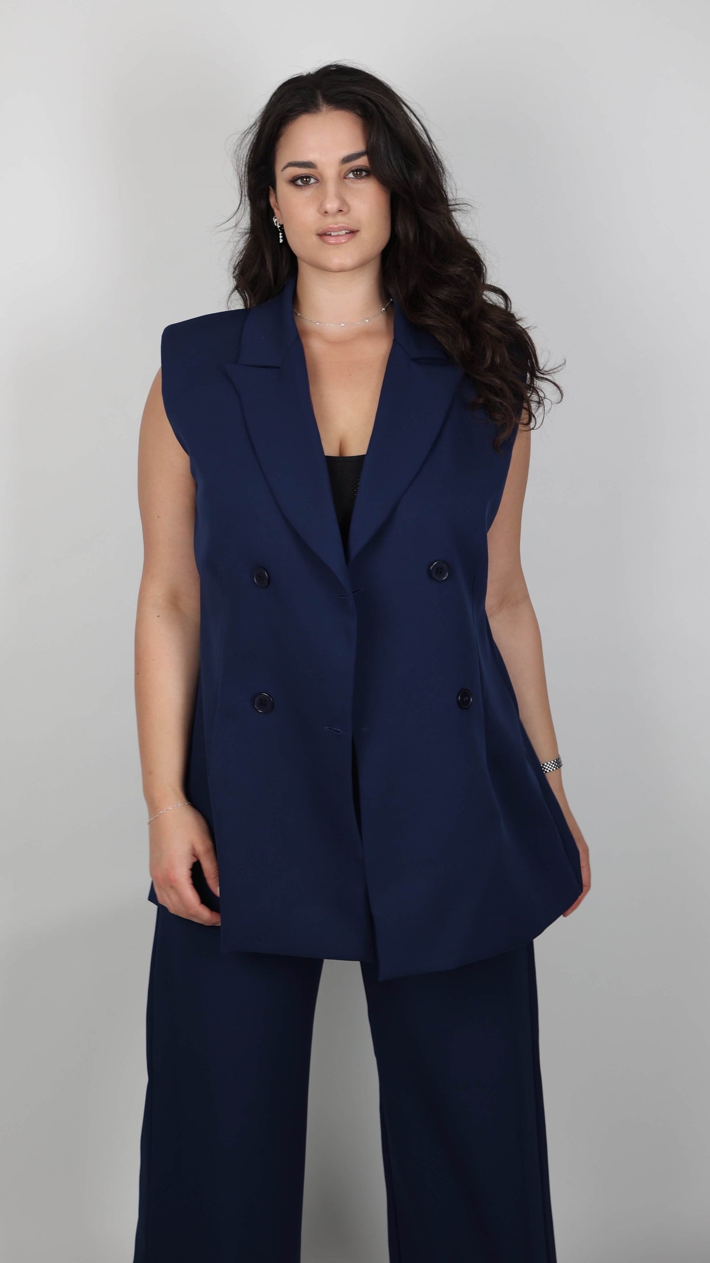 GILET DOPPIOPETTO BLU