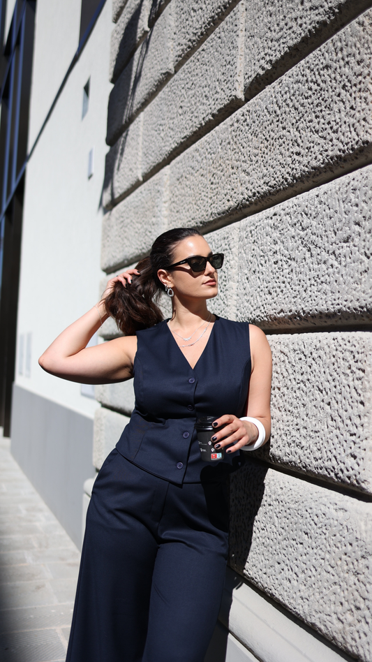 GILET MONOPETTO NIGHT BLUE
