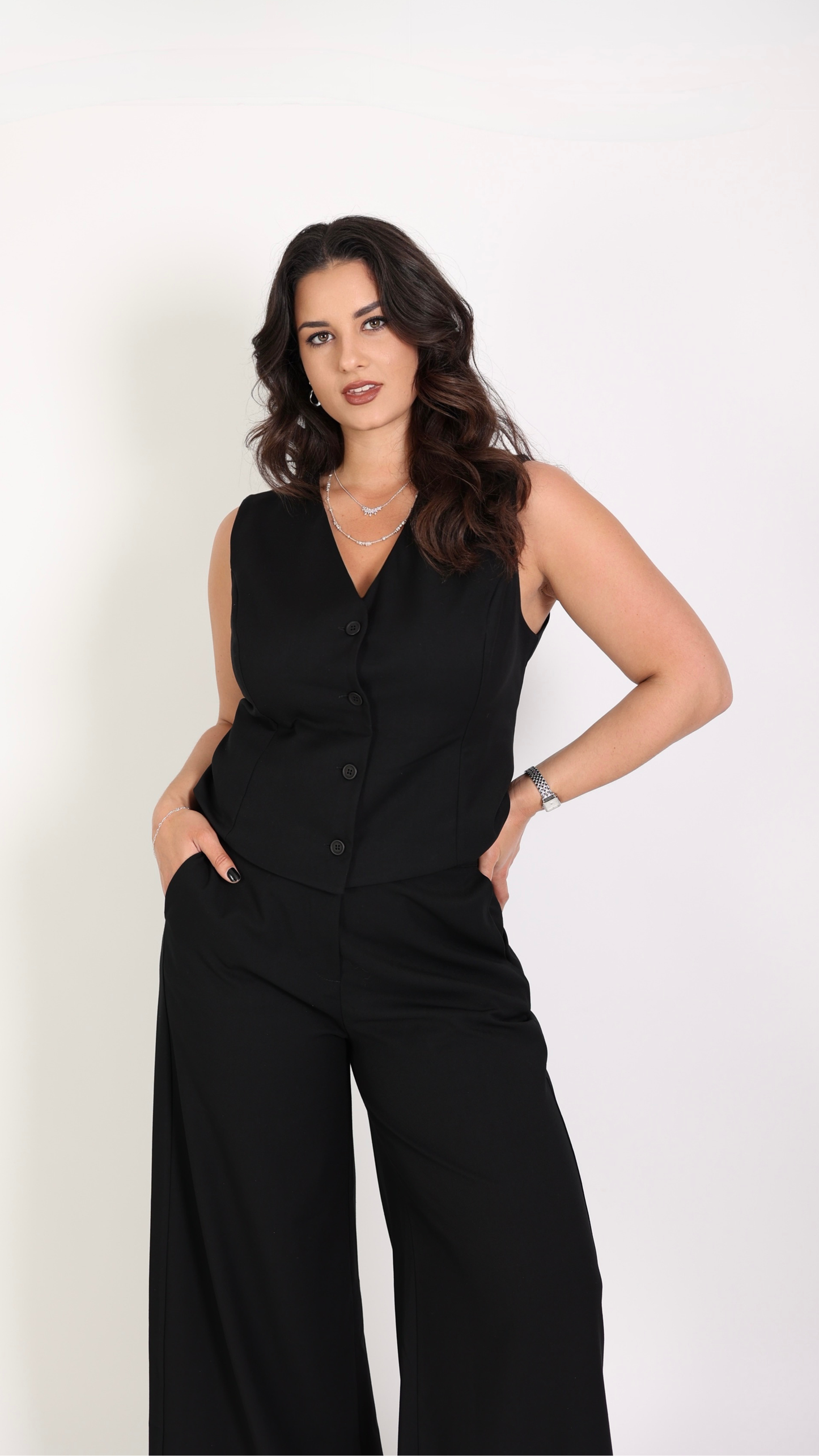 GILET MONOPETTO DEEP BLACK