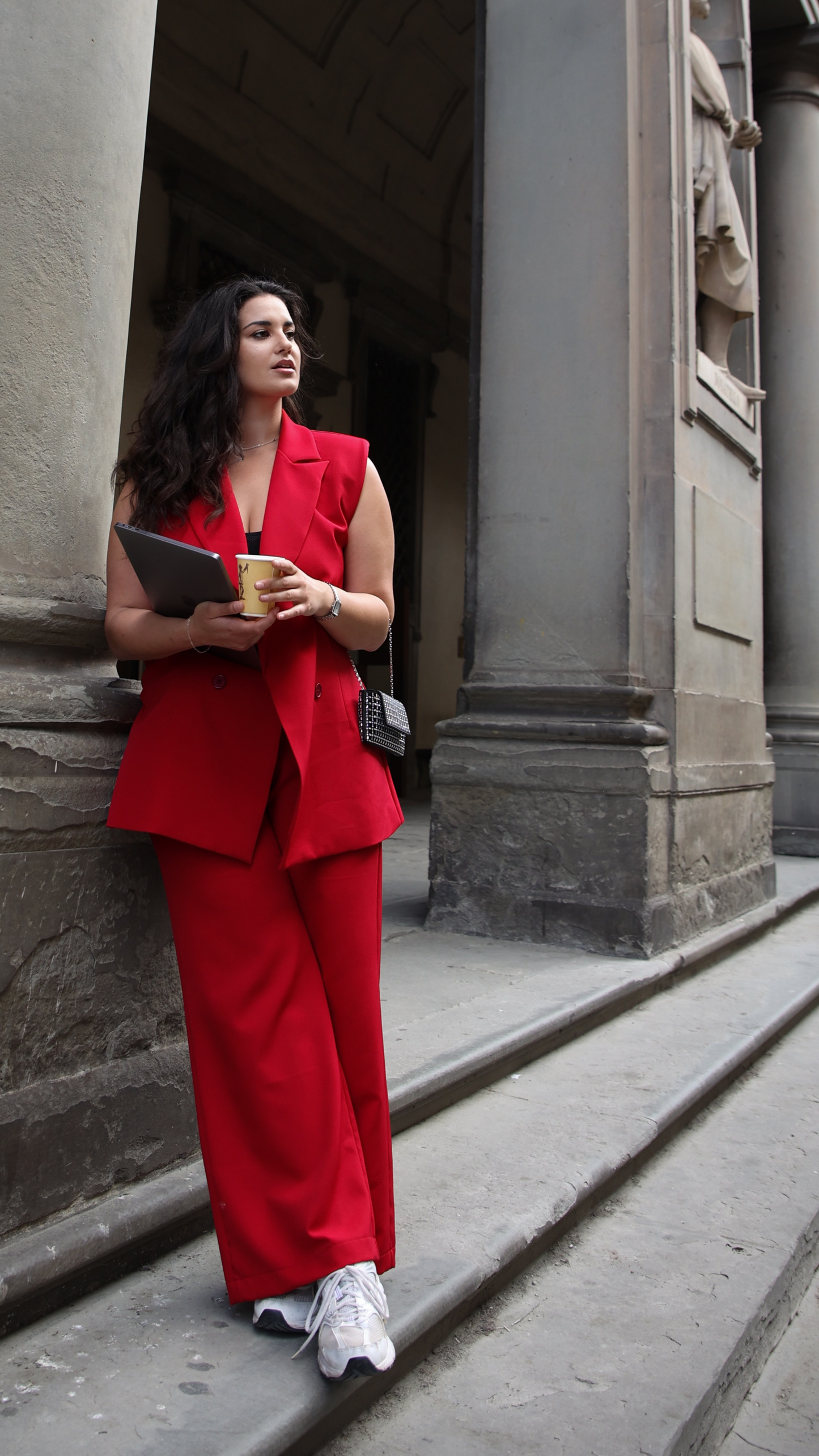 GILET DOPPIOPETTO ROSSO