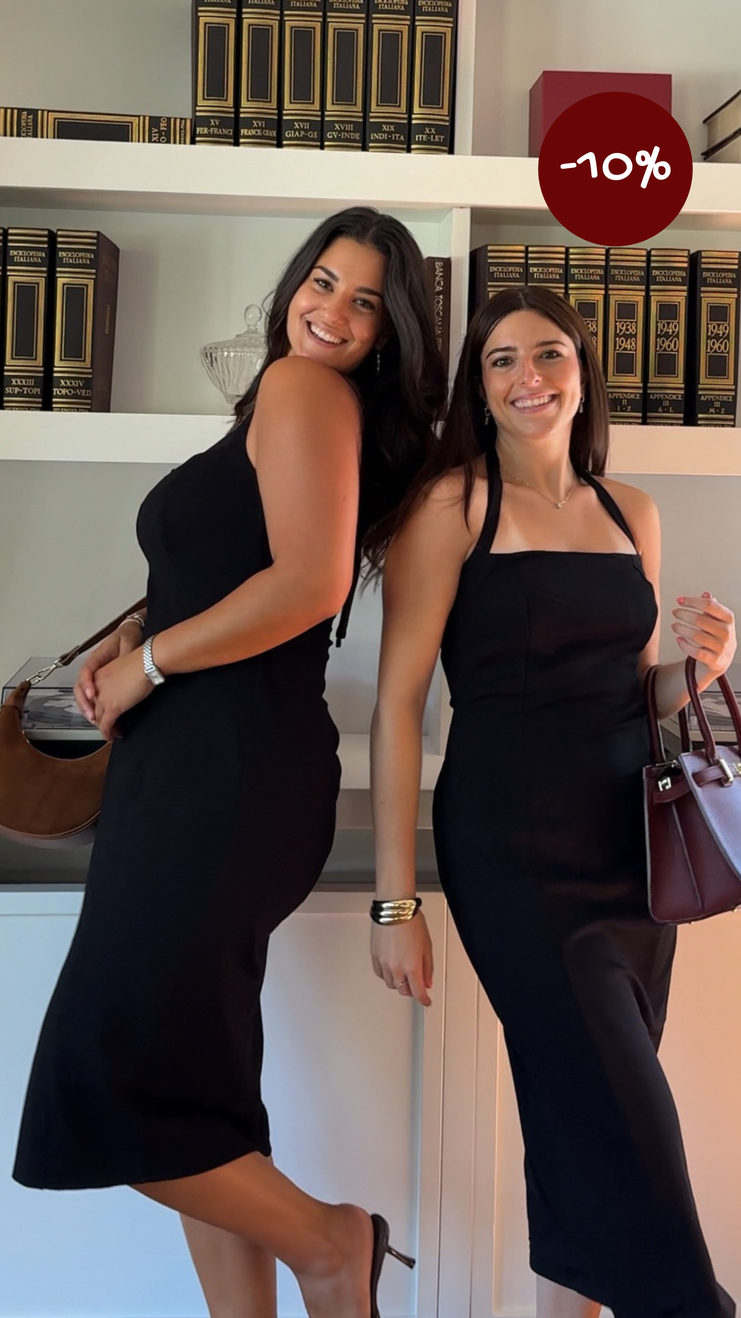 BLACK MIDI DRESS